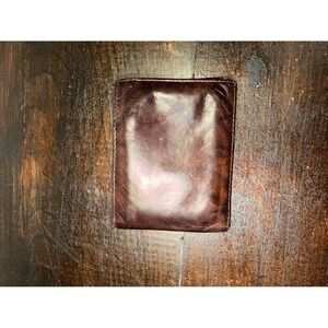 Stone Mountain‎ Mens Brown Leather Bifold Wallet Genuine Leather Coin Pocket